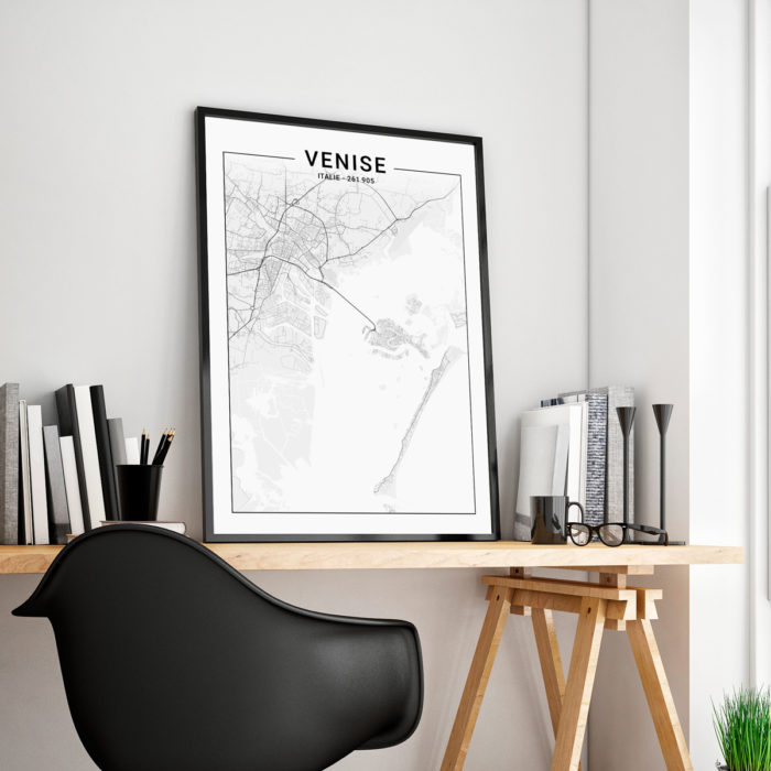Plan de la ville de Venise