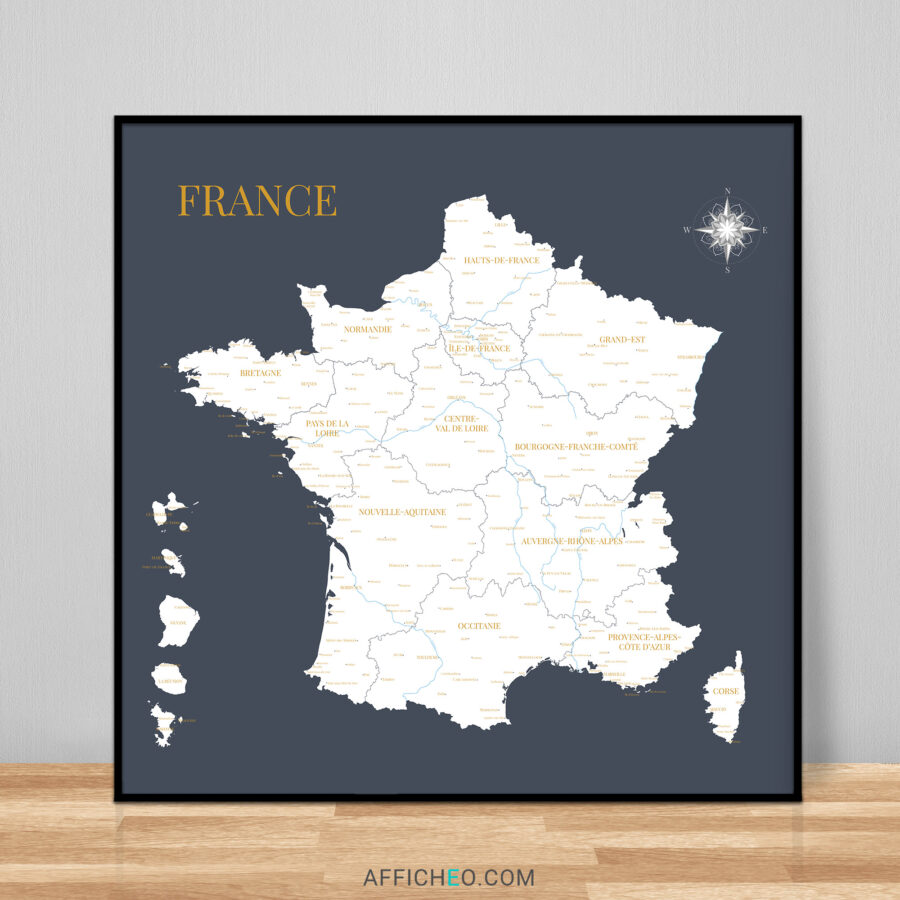Carte de France des régions