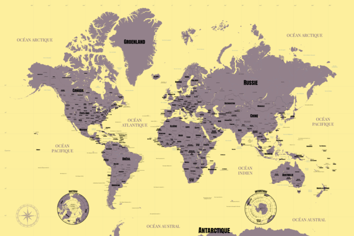 Map Monde personnalisable