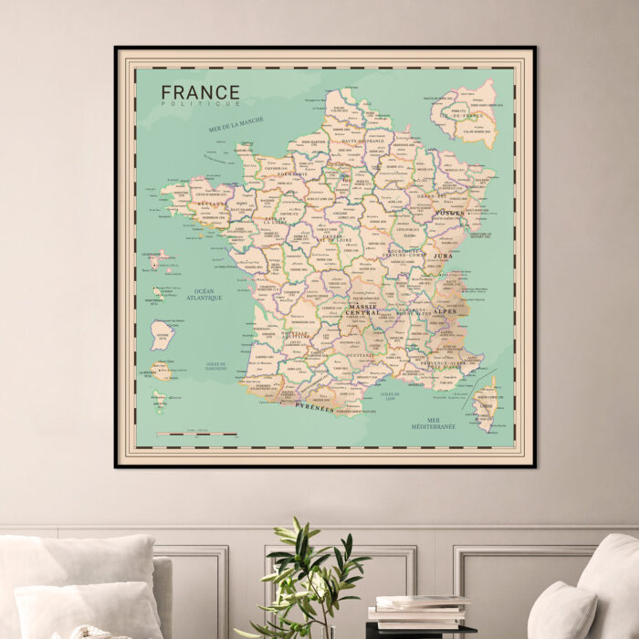 Carte de France politique