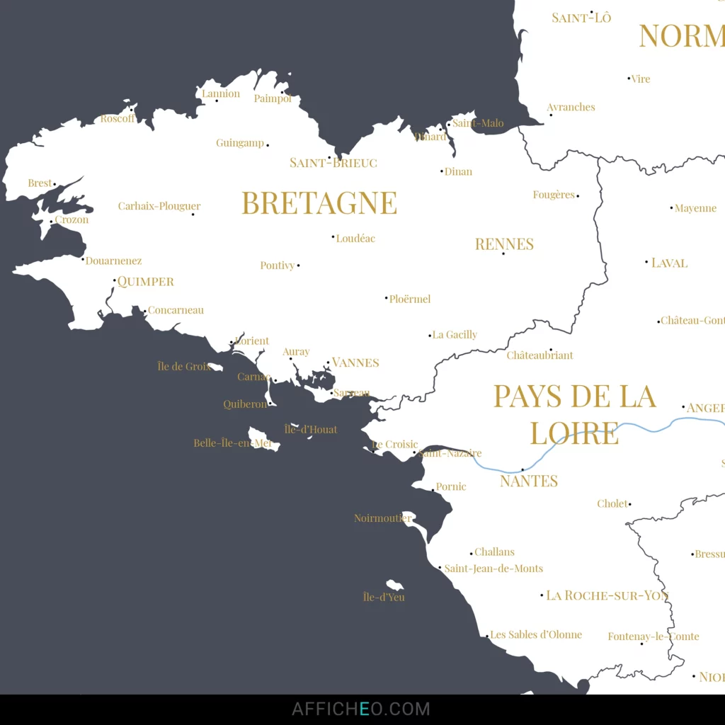 Carte de France des régions