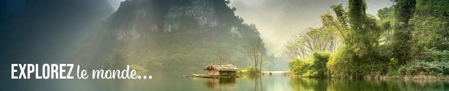 Bannière de la boutique Affichéo : Explorez le monde