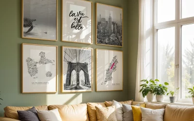 5 idées pour décorer son salon avec une affiche de voyage