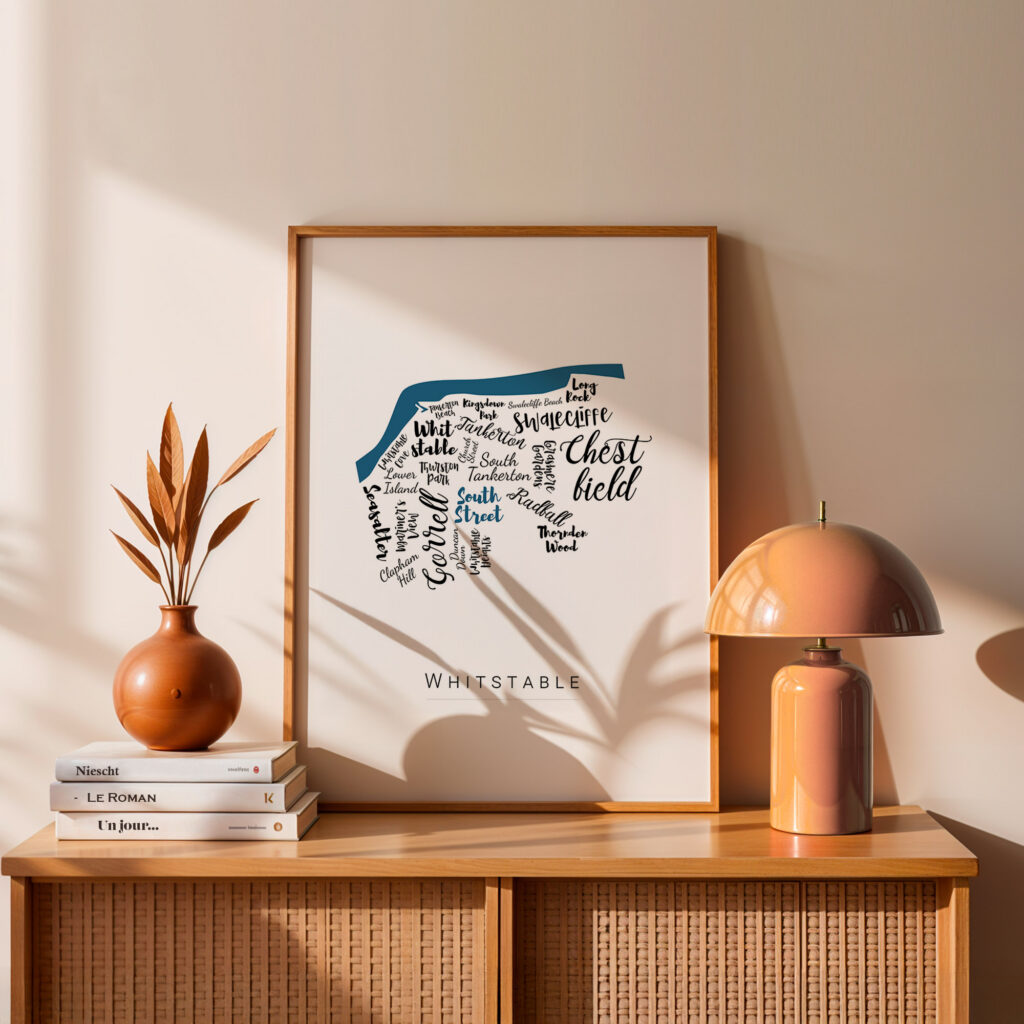 Poster de Whitstable personnalisé