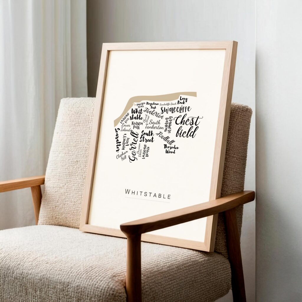 Poster de Whitstable personnalisé